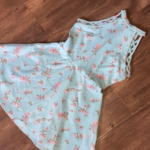 NWOT | NOBO | Mint Blue Floral Dress